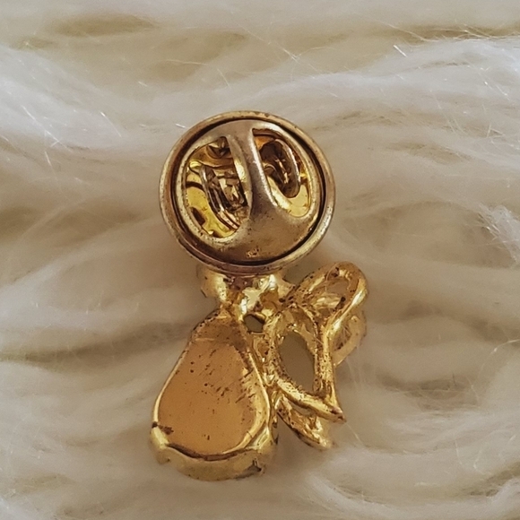 💃Sparky Gold Antique Rhinestone Brooch. 🌴 - Picture 4 of 4